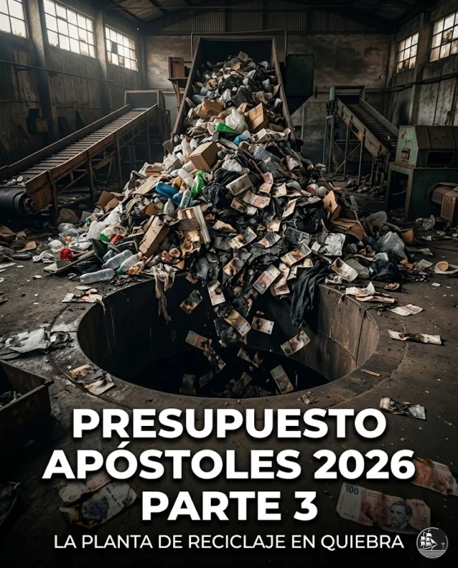 El Agujero Negro del Reciclaje en Apóstoles, Un Déficit de 1.100 Millones: Presupuesto 2026 parte 3