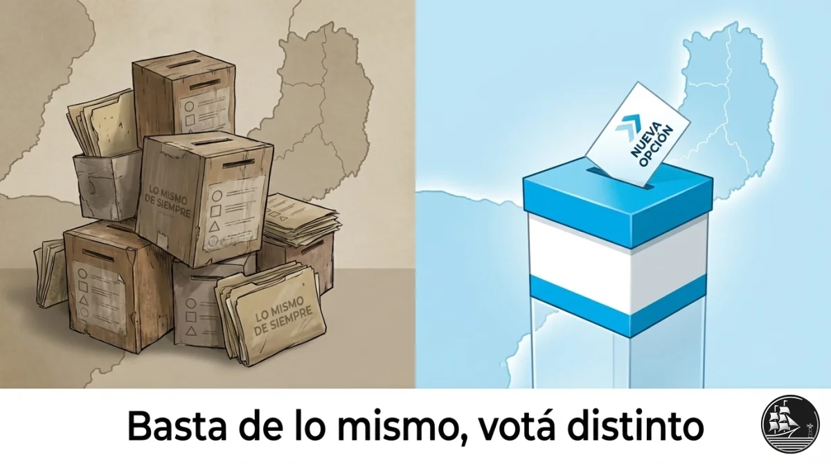 🗳️🔥 ¡Basta de lo mismo! Votá distinto 💪🦁