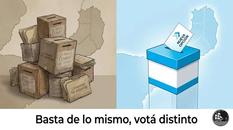🗳️🔥 ¡Basta de lo mismo! Votá distinto 💪🦁